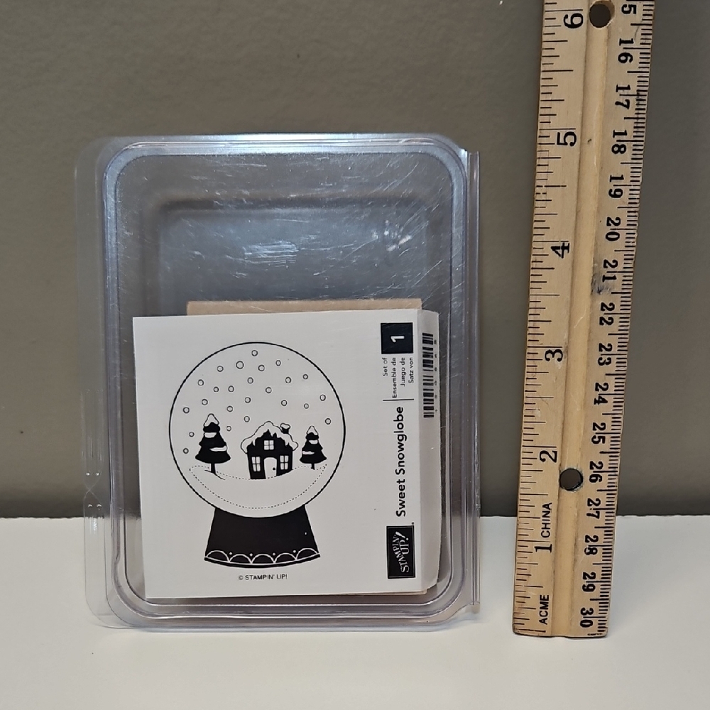 Sweet Snowglobe Rubber Stampin Up